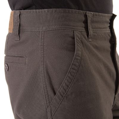Image showing  Stretch Fit High-Rise Fleece-Lined Canvas Cargo Pants