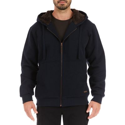 Smith's Workwear Men's Sherpa-Lined Fleece Jacket