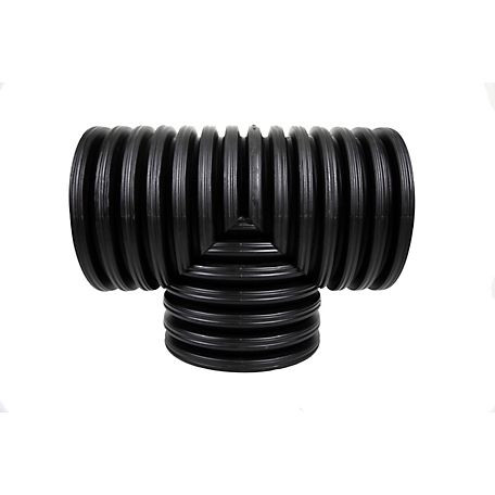 Neat Distributing 15 in. HDPE Drainage Pipe Tee