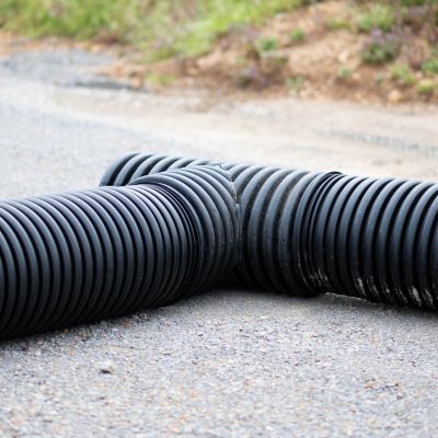 Image showing  24 in. HDPE Drainage Pipe Tee