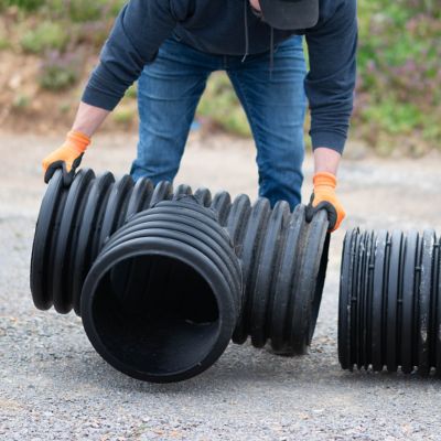 Image showing 5 th Neat Distributing 24 in. HDPE Drainage Pipe Tee