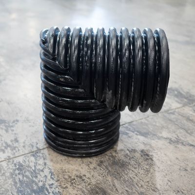 Image showing 5 th Neat Distributing 12 in. HDPE 90 Degree Elbow Pipe Fitting