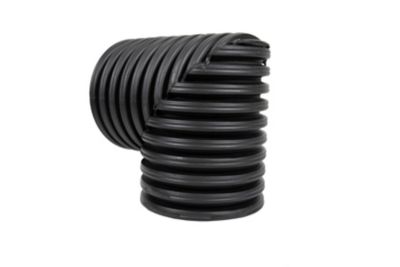 Image showing  18 in. HDPE 90 Degree Elbow Pipe Fitting