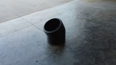 Image showing  15 in. HDPE 45 Degree Elbow Pipe Fitting