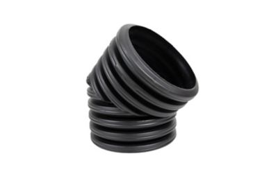 Image showing  24 in. HDPE 45 Degree Elbow Pipe Fitting