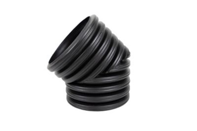 Image showing  24 in. HDPE 45 Degree Elbow Pipe Fitting