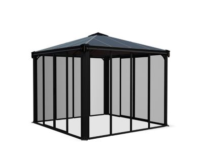 Canopia by Palram 10 ft. x 10 ft. Ledro Gazebo, Gray