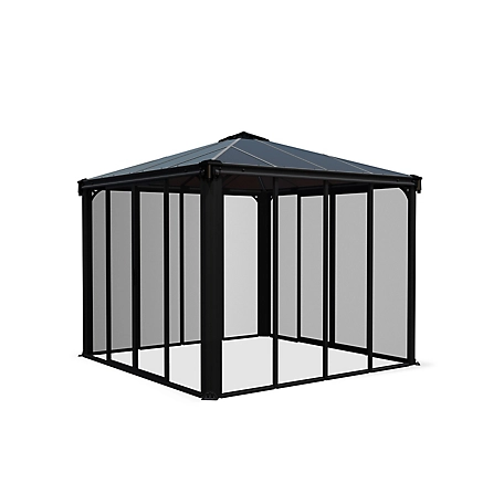 Canopia by Palram 10 ft. x 10 ft. Ledro Gazebo, Gray