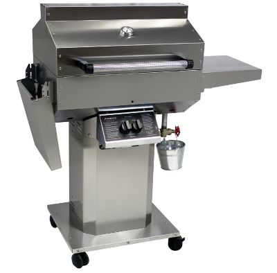Image showing  1-Burner Phoenix Riveted Propane Gas Column Grill, Gray