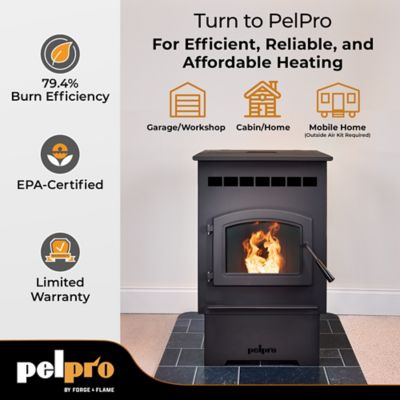 Image showing  1500 sq. ft. Pellet Stove, 60 lb. Hopper Size, PP60-B