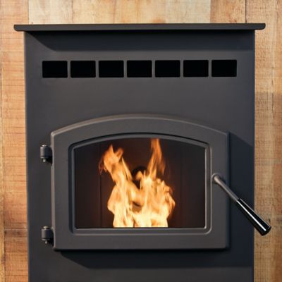Image showing 9 th Forge & Flame 1500 sq. ft. Pellet Stove, 60 lb. Hopper Size, PP60-B