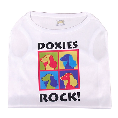 Yellow Dog Design Doxies Rock! Dog Shirt