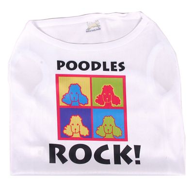Yellow Dog Design Poodles Rock! Dog Shirt
