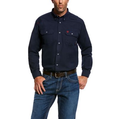 Ariat Men's FR Flame-Resistant Featherlight Long-Sleeve Work Shirt