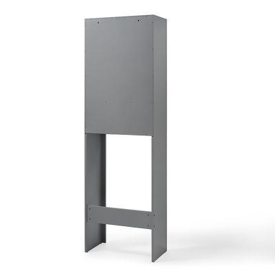 Image showing 5 th Crosley 22 in. x 72 in. x 11 in. Wooden Tara Space Saver Bathroom Cabinet, Gray