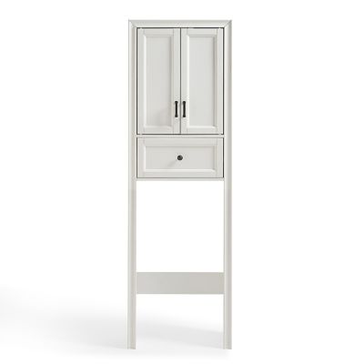 Image showing  22 in. x 72 in. x 11 in. Wooden Tara Space Saver Bathroom Cabinet, White