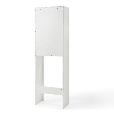 Image showing 5 th Crosley 22 in. x 72 in. x 11 in. Wooden Tara Space Saver Bathroom Cabinet, White