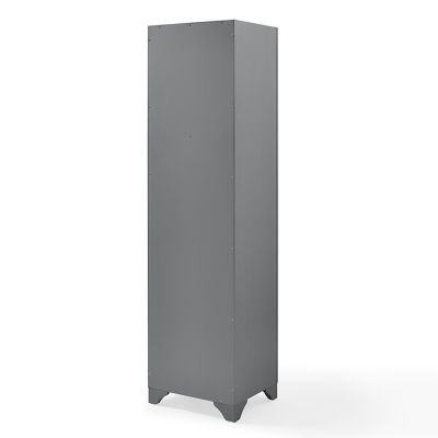 Image showing 8 th Crosley 6-Compartment Tara Linen Cabinet, Gray