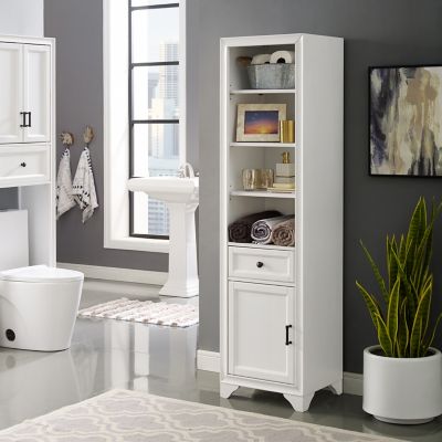 Crosley Tara Linen Cabinet, White