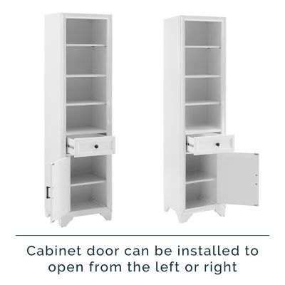 Image showing 5 th Crosley Tara Linen Cabinet, White