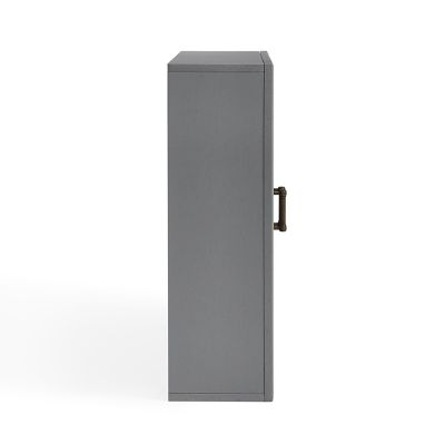 Image showing 6 th Crosley 26 in. x 23.75 in. MDF Tara Wall Cabinet, Gray