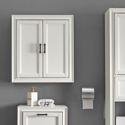 Image showing  23.75 in. x 26 in. x 8 in. MDF Tara Wall Cabinet, White