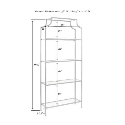 Image showing  4-Shelf Aimee Etagere