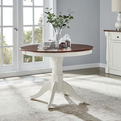 Crosley Shelby Round Dining Table for 4 People, 42 in.