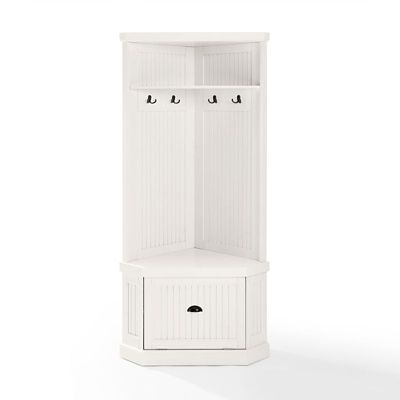 Image showing  Seaside Corner Hall Tree Bench