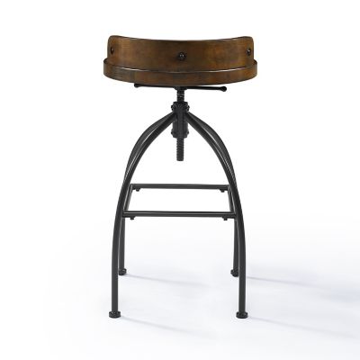 Image showing  Edison Adjustable-Height Stool, 26-30.25 in.