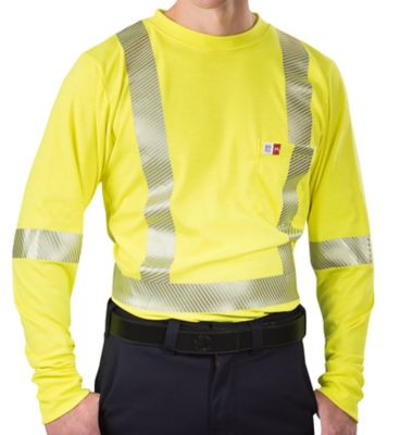 Big Bill Men's Hi-Vis Athletic Performance T-Shirt with Reflective Material