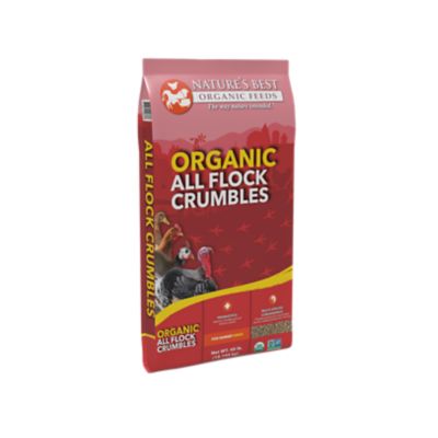 Nature's Best Organic All Flock Crumbles, 40 lb. Price pending