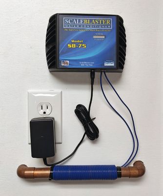 Image showing  Electronic Water Conditioner, 4,000 sq. ft. Capacity, Compatible with Pipe Sizes Up to 1-1/4 in.