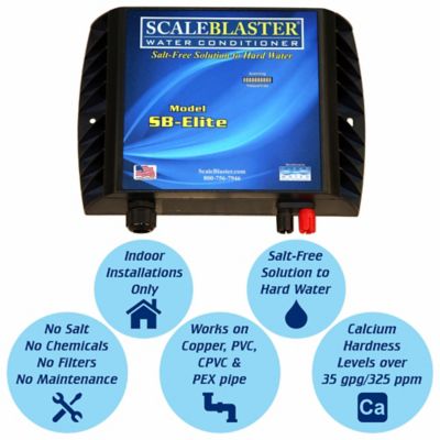 Image showing  Electronic Water Conditioner, 5,000 sq. ft. Capacity, Compatible with Pipe Sizes Up to 1-1/4 in.