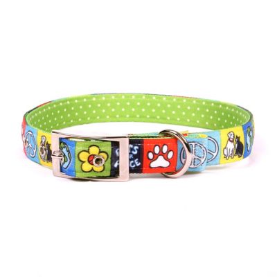 Yellow Dog Design Pets for Peace Uptown Dog Collar