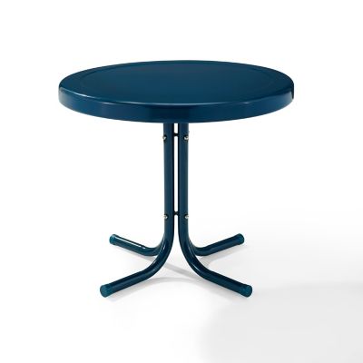 Image showing 5 th Crosley Retro Metal Side Table, Navy