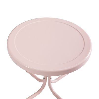 Image showing 7 th Crosley Retro Metal Side Table, Pink