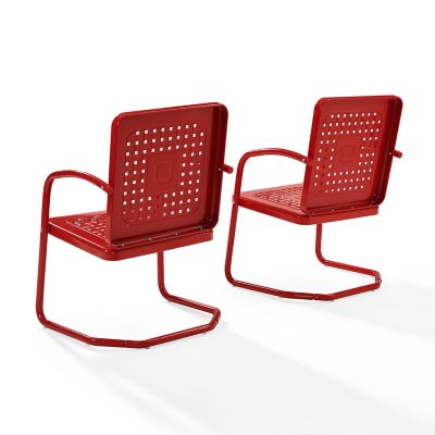 Image showing 8 th Crosley 2 pc. Bates Chair Set, Red