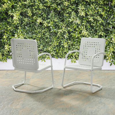 Image showing  Bates Patio Chair Set, White, 2-Pack