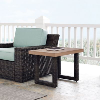 Crosley Beaufort Outdoor Wicker Side Table