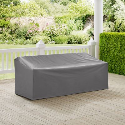 Crosley Outdoor Sofa Cover, 32 in. D x 81 in. x 30 in., Compatible with Select Sofa Collections, Gray, CO7503-GY