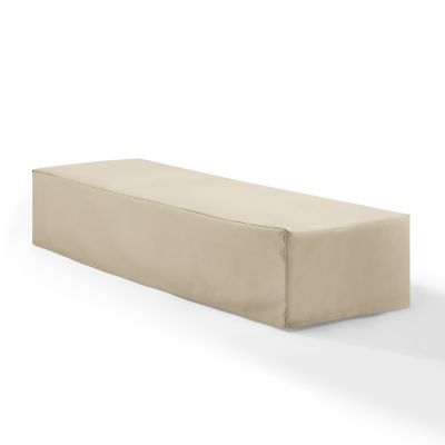 Image showing  Outdoor Chaise Lounge Cover, 26 in. x 79 in. x 14 in., Compatible with Various Chaise Lounge Collections, Tan