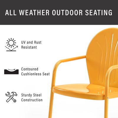 Image showing 3 th Crosley 3 pc. Griffith Outdoor Chat Set