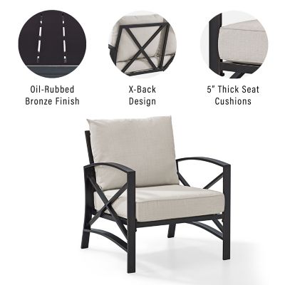 Image showing 6 th Crosley Kaplan Patio Armchair