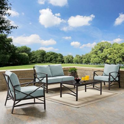 Crosley 4 pc. Kaplan Outdoor Conversation Seating Set