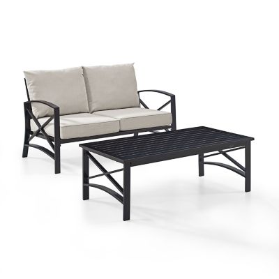 Image showing  2 pc. Kaplan Metal Outdoor Conversation Chair Set
