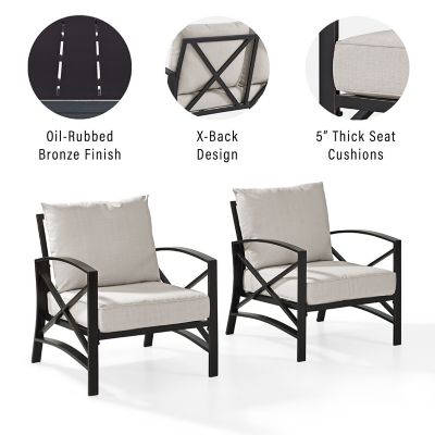 Image showing  2 pc. Kaplan Outdoor Chair Set