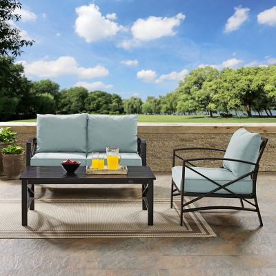 Image showing  3 pc. Kaplan Metal Outdoor Conversation Seating Set