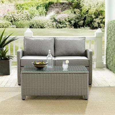Image showing  2 pc. Bradenton Outdoor Wicker Chat Set