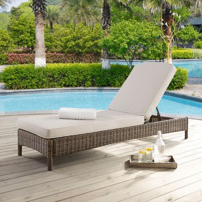 Crosley Bradenton Wicker Patio Chaise Lounge